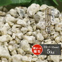 \ポイント5倍♪マラソン中!!/白川砂利 3分 (約3-12mm) 5kg | 庭 砂利 おしゃれ ガーデン 敷き 石 外構 庭石 庭に敷く diy 敷石 ベージュ 白川 和風 庭園 ガーデニング 目地 坪庭 観葉 植物 盆栽 マルチング 鉢 化粧 化粧砂利 化粧石 小粒 庭の砂利 東海砂利