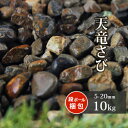 天竜さび 5-20mm 10kg | 庭 砂利 じゃり 石 丸石 錆 さび サビ 敷き砂利 園芸 ガーデニング ガーデン 天竜川 庭園 坪庭 和 和庭 和風 日...