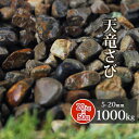 \6/20限定!ポイント5倍/天竜さび 5-20mm 1000kg (20kg×50袋) | 大量 庭 砂利 じゃり 石 丸石 錆 さび サビ 敷き砂利 園芸 ...