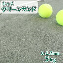 \マラソン中♪ポイント5倍!/キッズグリーンサンド 0-1.7mm 5kg | 少量 グランド グラウンド 補修 補正 石 砕石 砂利 緑 グリーン 運動場 校...