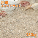 ＼5月5日限定!ポイント2倍／沖縄ホワイトサンド 180kg (18kg×10袋) | 砂 白 白砂 ホワイトサンド 海砂 庭 ガーデン 化粧砂 白い砂 砂遊..