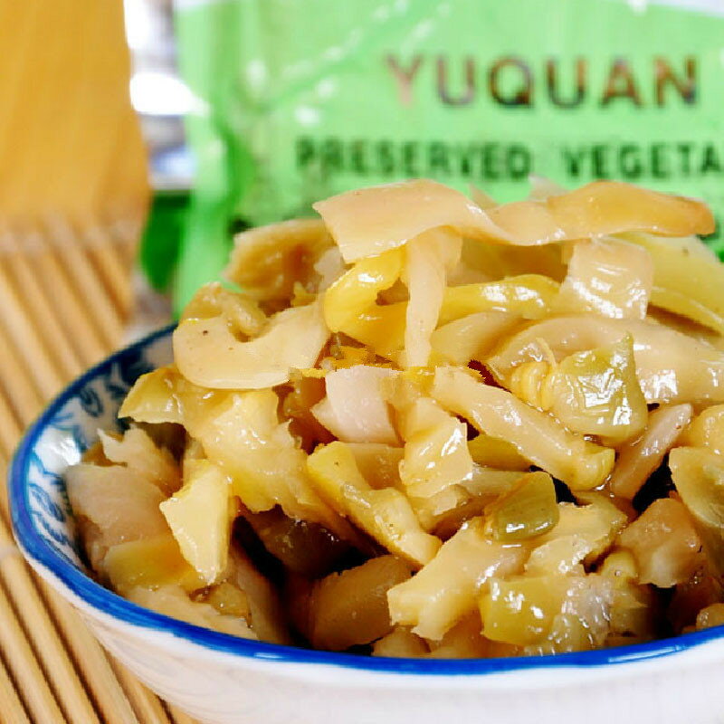 ザーサイ(ストリップ) 魚泉搾菜 80g お粥、炒め物に最適 5袋セット