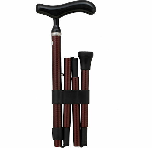 軽量、頑丈のカーボン杖（1点折り畳み式）