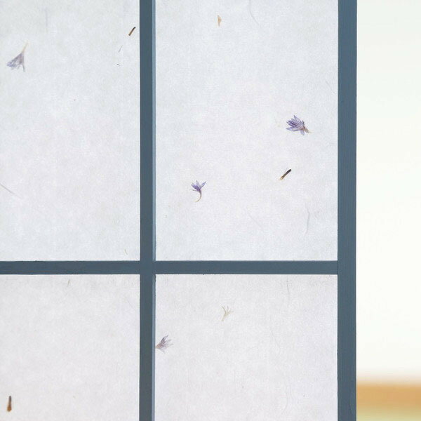 心にやさしい障子紙ハーブ入り コーンフラワー【幅94cm×長さ3.6m】