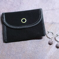 ジュエリーポーチ携帯用アクセサリー袋5カラー【3つ購入でメール便送料無料】スエードベルベット素材可愛いオシャレエレガント小物袋アクセサリー入れ