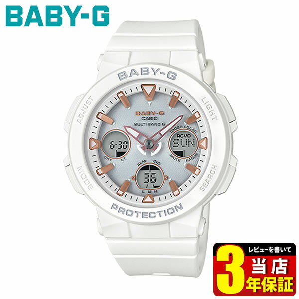 CASIO  Baby-G ٥ӡG Beach Traveler Series BGA-2500-7AJF ǥ ӻ 쥿 ¿ǽ ե顼  ۥ磻 ԥ󥯥   ץ쥼 ե ֥ɡפ򸫤