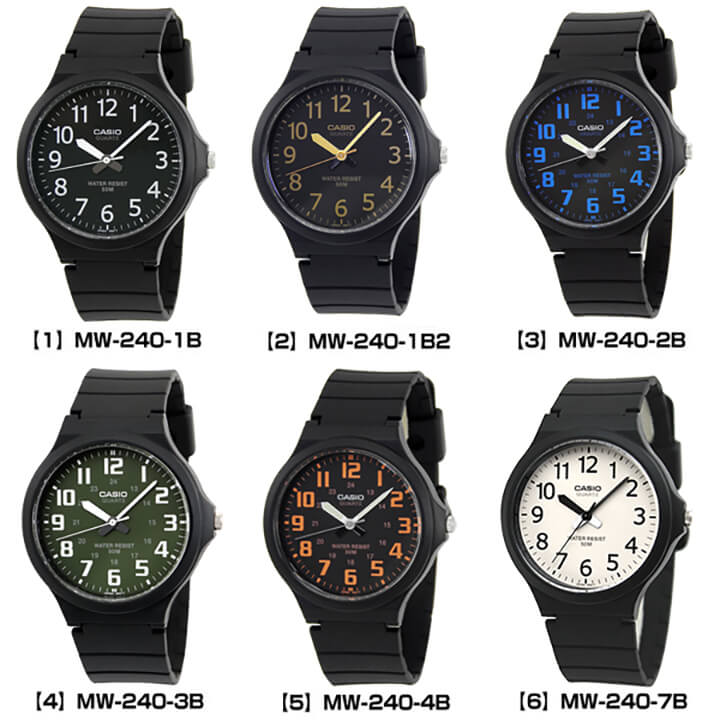 【専用BOXなし】CASIO チープカシオ チプカシ スタンダード 黒 ブラック 白 ホワイ...