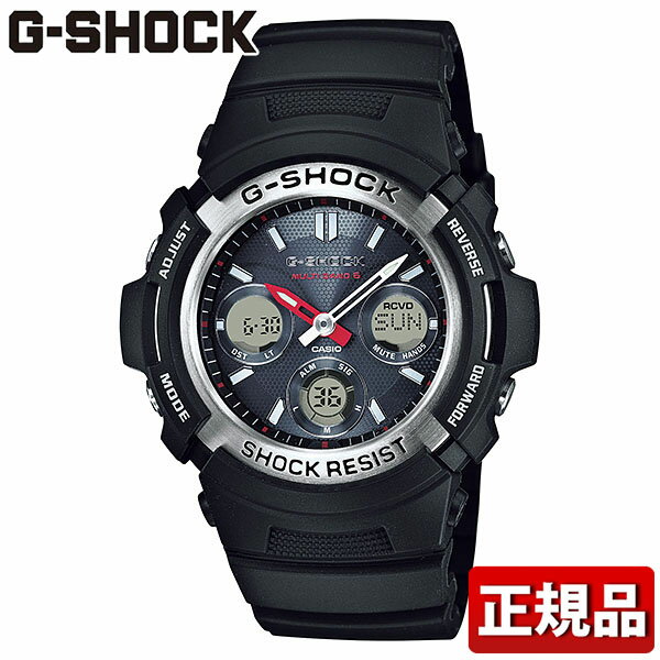 CASIO カシオ G-SHOCK Gショック AWG-M100-1AJF 国内正規品 国内モデル ブラック 黒 シルバー マルチバンド6 タフソーラー電波時計 メンズ 腕時計 新品 時計 多機能 防水 ウォッチスポーツ 誕生日 男性 ギフト プレゼント ブランド
