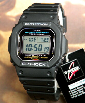 CASIO カシオ Gショック ジーショック G-SHOCK タフソーラー G-5600E-1 海外モデル メンズ 腕時計 新品 時計 多機能 防水 デジタル スクエア 四角 ブラック 黒【ORIGIN】スポーツ バレンタイン 誕生日プレゼント 男性 彼氏 旦那 夫 友達 ギフト ブランド格安通販　バレンタイン　人気　ランキング