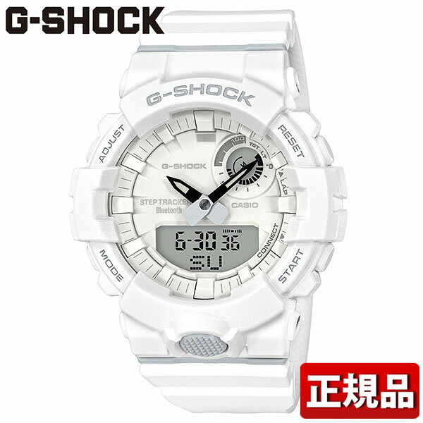 CASIO カシオ G-SHOCK Gショック ジーショック G-SQUAD ジー・スクワッド GBA-800-7AJF メンズ 腕時計 ウレタン 多機能 クオーツ アナログ デジタル 白 ホワイト 国内正規品 還暦 誕生日プレゼント 男性 ギフト ブランドのサムネイル