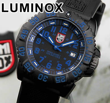 LUMINOX ルミノックス Navy SEALs ネイビーシールズ 3050シリーズ No.3053 カラーマークシリーズ ブルー 青 ミリタリーウォッチ ラバー ベルト メンズ 腕時計 新品 時計 誕生日プレゼント 男性 ギフト ブランド