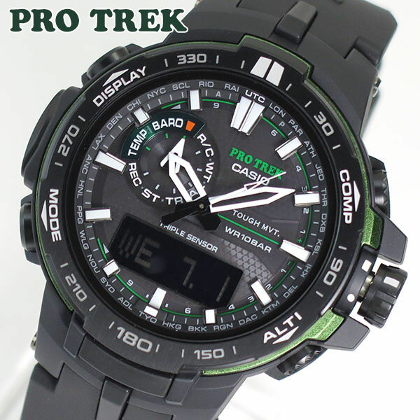 CASIO カシオ PRO TREK プロトレック メンズ 腕時計 時計 電波 ソーラー PRW-6 ...