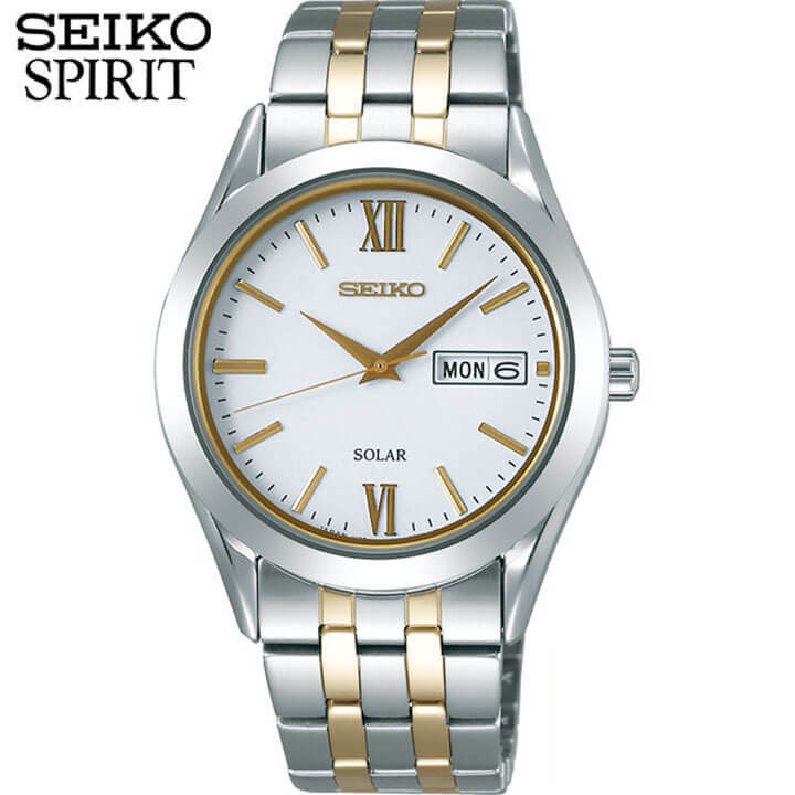 セイコースピリット 【お取り寄せ】セイコー セレクション スピリット 腕時計 SEIKO SELECTION SPIRIT メンズ ソーラー ペアシリーズ SBPX085 国内正規品 ウォッチ メタル バンド アナログ 銀 シルバー 金 ゴールド 誕生日プレゼント 男性 彼氏 旦那 夫 友達 ギフト ブランド