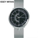 SEIKO セイコー ISSEY MIYAKE イッセイミヤケ 1/6 ワンシックス 時計 メンズ 腕時計 メタル 機械式 メカニカル 自動巻き 黒 ブラック 銀 シルバー 誕生日プレゼント 男性 彼氏 旦那 夫 友達 ギフト NYAK002 国内正規品 新社会人