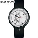 【お取り寄せ】SEIKO セイコー ISSEY MIYAKE イッセイミヤケ 1/6 ワンシックス 時計 メンズ 腕時計 機械式 メカニカル 自動巻き 牛皮革 カーフ 黒 ブラック 銀 シルバー 誕生日プレゼント 男性 彼氏 旦那 夫 友達 ギフト NYAK003 国内正規品 新社会人