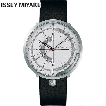 SEIKO セイコー ISSEY MIYAKE イッセイミヤケ 1/6 ワンシックス 時計 メンズ 腕時計 機械式 メカニカル 自動巻き 牛皮革 カーフ 黒 ブラック 銀 シルバー 誕生日プレゼント 男性 彼氏 旦那 夫 友達 息子 ギフト NYAK004 国内正規品 新社会人
