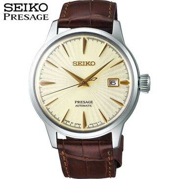 【豆皿付き】SEIKO セイコー PRESAGE プレザージュ SARY109 メンズ 腕時計 革ベルト レザー 機械式 メカニカル 自動巻き 金 ゴールド 国内正規品 商品到着後レビューを書いて7年保証誕生日プレゼント 男性 ギフト