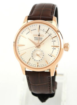 【豆皿付き】SEIKO セイコー PRESAGE プレザージュ SARY132 メンズ 腕時計 レザー 革ベルト 機械式 メカニカル 自動巻き ピンクゴールド 国内正規品 誕生日プレゼント 男性 彼氏 旦那 夫 友達 息子 ギフト ブランド