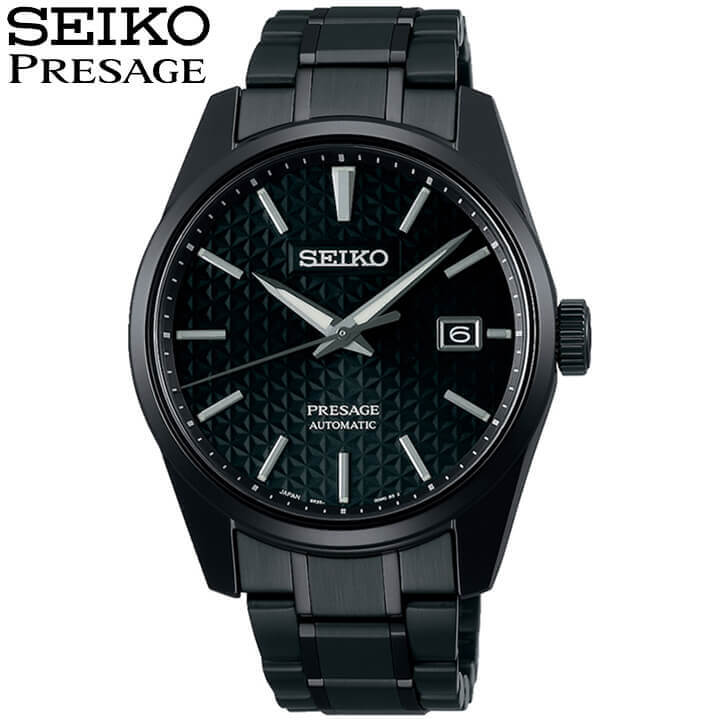 セイコー プレザージュ コアショップ限定モデル SEIKO PRESAGE プレステージライン SARX091 機械式 メカニカル 自動巻き 黒 ブラック メンズ ビジネス 誕生日プレゼント 男性 彼氏 旦那 夫 息子 ギフト