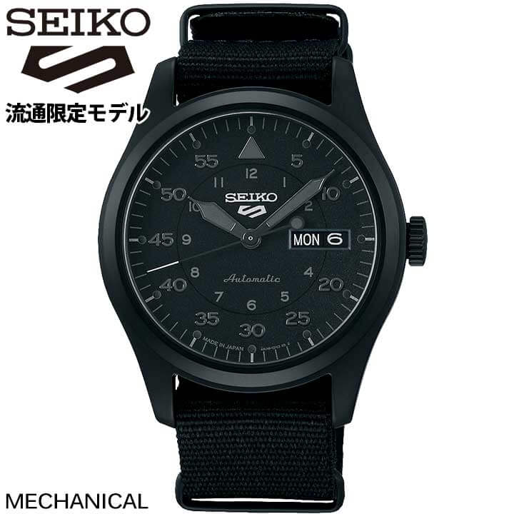 ファイブスポーツ 【お取り寄せ】SEIKO セイコー 5SPORTS ファイブスポーツ 5スポーツ SKX Street Style ストリートスタイル メンズ 腕時計 時計 メカニカル 自動巻き 黒 オールブラック ナイロン カジュアル 流通限定モデル SBSA167 誕生日プレゼント 男性 彼氏 旦那 ギフト