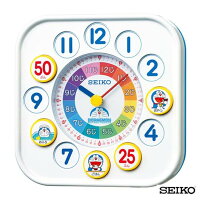 自由に付け替えできるプレートで楽しく学べる 知育時計 SEIKO セイコークロック キャラクター ドラえもん CQ319W 国内正規品 キッズ 子供用 掛置兼用 誕生日プレゼント 男性 誕生日プレゼント ギフト ブランド キャラ