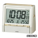 【お取り寄せ】SEIKO セイコークロック デジタル 音声目覚まし時計 バイリンガル切替 温度表示 湿度計 音声アラーム トークライナー 電波 DA206G 国...