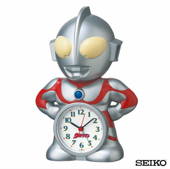 SEIKO セイコークロック キャラクター 目ざまし時計 ウルトラマン JF336A 国内正規品 キッズ おしゃべり目覚まし 卒園祝い 入学祝い 誕生日プレゼント 子供 男の子 クリスマスプレゼント 小学生