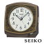 【お取り寄せ】セイコー SEIKO セイコークロック KR516B 時計 置時計 目覚まし時計 アナログ 茶 ブラウン 子供 息子 男子 中学生 高校生 誕生日プレゼント 娘 友達 ギフト かわいい おしゃれ 見やすい 北欧 国内正規品