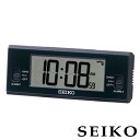 【お取り寄せ】セイコー SEIKO セイコークロック 目覚まし時計 電波 電波時計 置時計 温度 湿度 SQ321K フルオートカレンダー デジタル おしゃれ ...