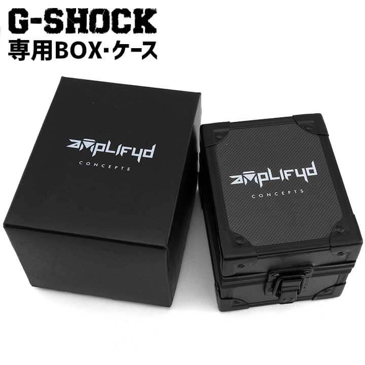 【訳あり】 G-SHOCK AMPLIFYD BOX 腕時計 収納ボックス ウォッチケース 保存ボックス 箱 黒 ブラック