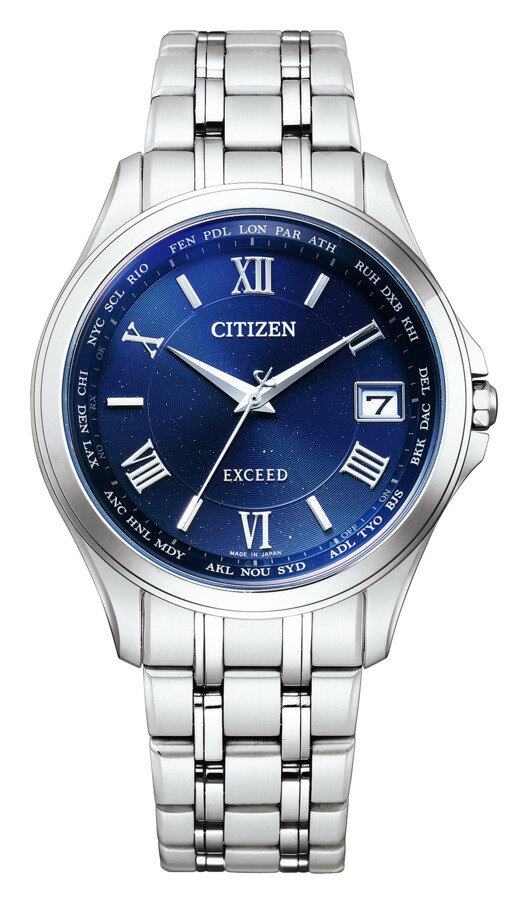 シチズン エクシード 腕時計（メンズ） エクシード EXCEED シチズン CITIZEN 正規メーカー延長保証付き CB1080-52L エコ・ドライブ電波時計 国内正規品 腕時計