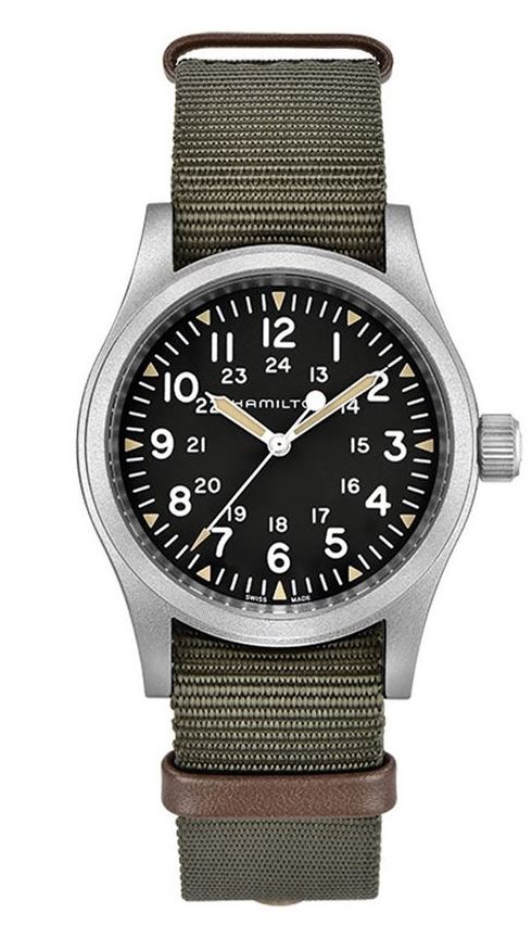 カーキ 腕時計（メンズ） ハミルトン HAMILTON H69439931 カーキ フィールド メカ 38mm 80時間パワーリザーブ 国内正規品 腕時計