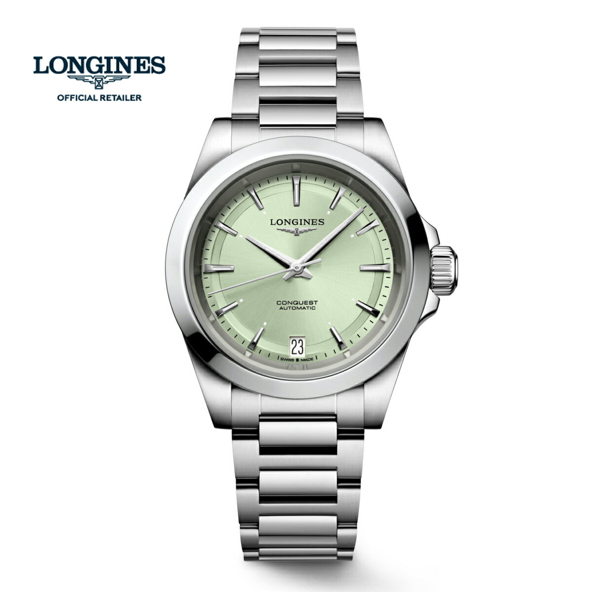 【2000円OFFクーポン★お買い物マラソン★8/11・1:59まで】 ロンジン LONGINES L3.430.4.02.6 コンクエスト 34mm 国内正規品 腕時計のサムネイル