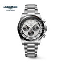 ロンジン 腕時計（メンズ） 【10%OFFクーポン★ファッションジャンル★5/7・9:59まで】 ロンジン LONGINES L3.835.4.72.6 コンクエスト クロノグラフ 42mm 国内正規品 腕時計