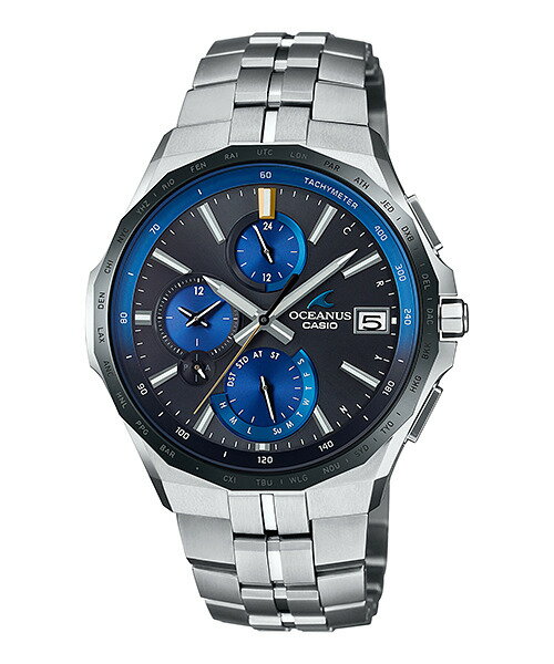 オシアナス 腕時計（メンズ） 【10%OFFクーポン★ファッションジャンル★5/21・9:59まで】 オシアナス OCEANUS カシオ CASIO OCW-S5000E-1AJF マンタ Bluetooth搭載 国内正規品 腕時計