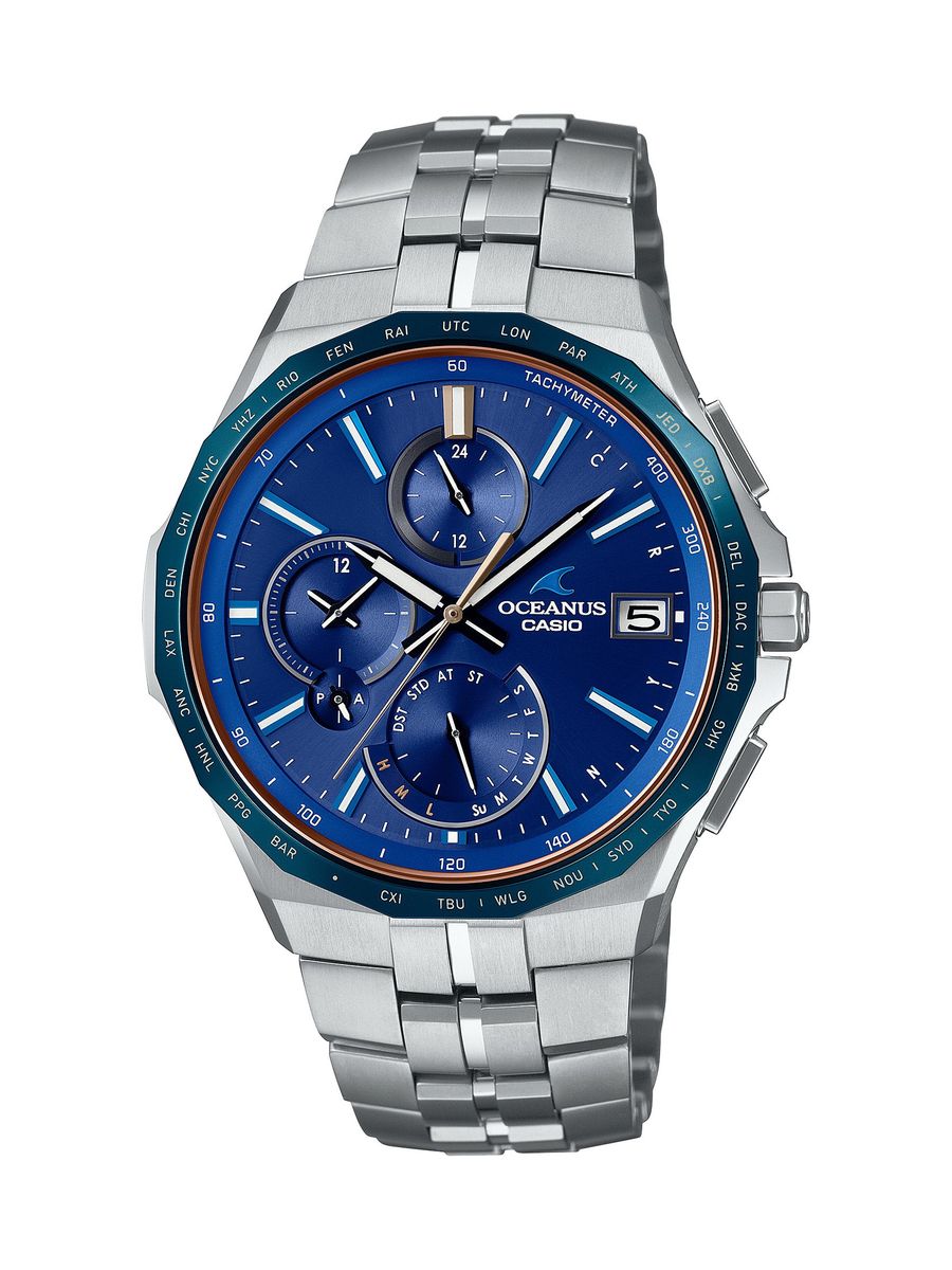 オシアナス 腕時計（メンズ） 【10%OFFクーポン★ファッションジャンル★5/21・9:59まで】 オシアナス OCEANUS カシオ CASIO OCW-S5000F-2AJF マンタ Bluetooth搭載 国内正規品 腕時計