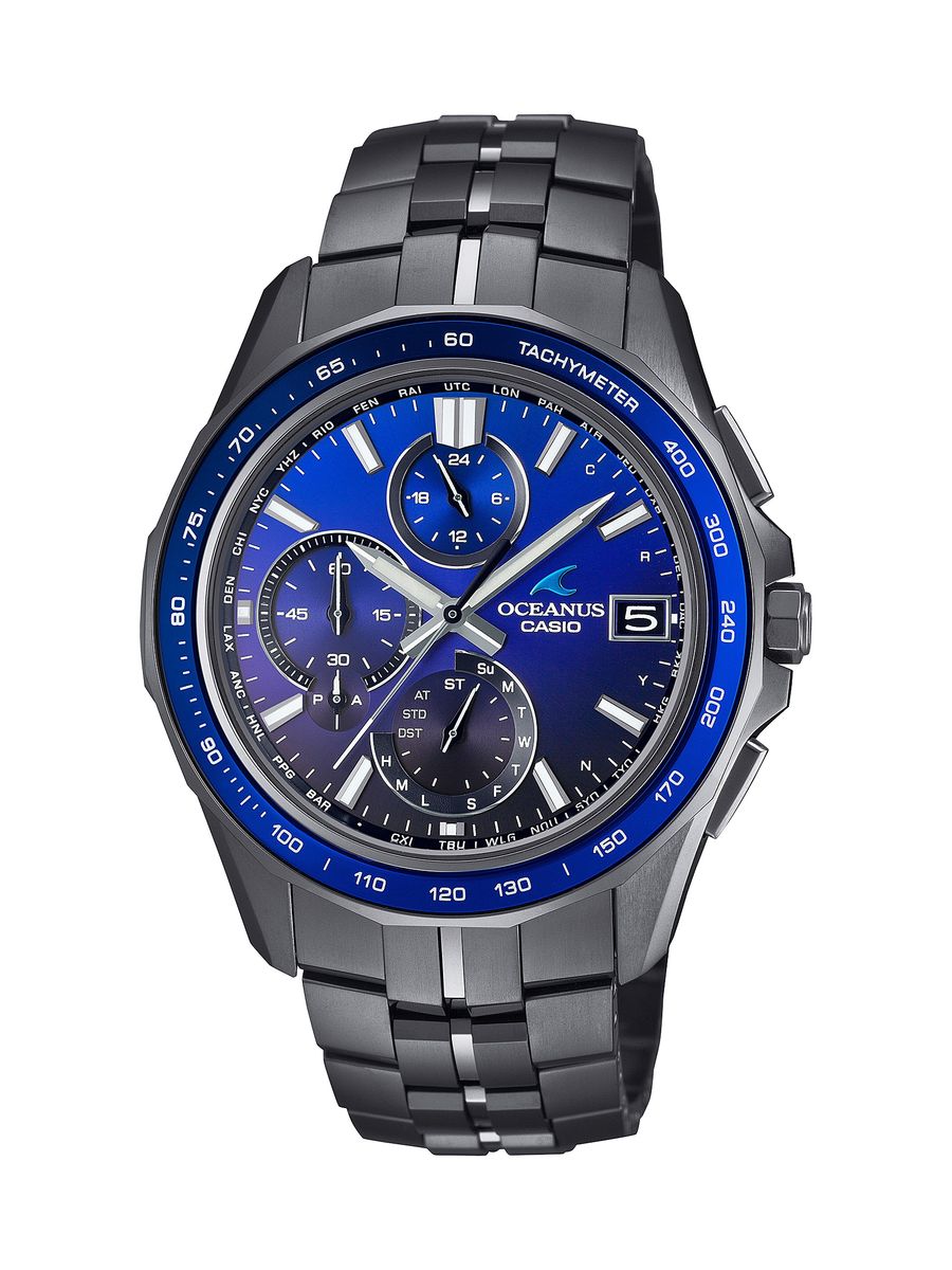 オシアナス 腕時計（メンズ） 【10%OFFクーポン★ファッションジャンル★5/21・9:59まで】 オシアナス OCEANUS カシオ CASIO OCW-S7000B-2AJF マンタ モバイルリンク機能 国内正規品 腕時計