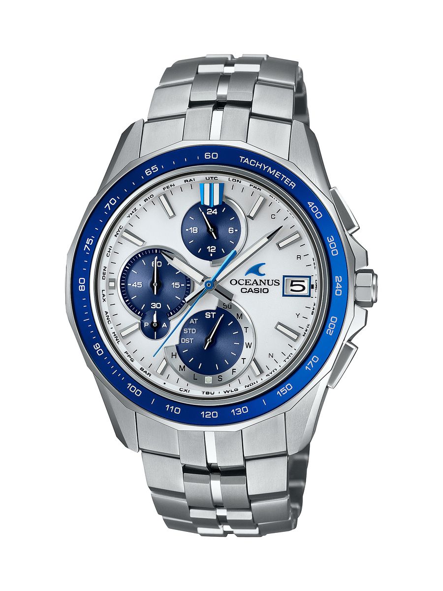 オシアナス 腕時計（メンズ） 【10%OFFクーポン★ファッションジャンル★5/21・9:59まで】 オシアナス OCEANUS カシオ CASIO OCW-S7000D-7AJF マンタ モバイルリンク機能 国内正規品 腕時計