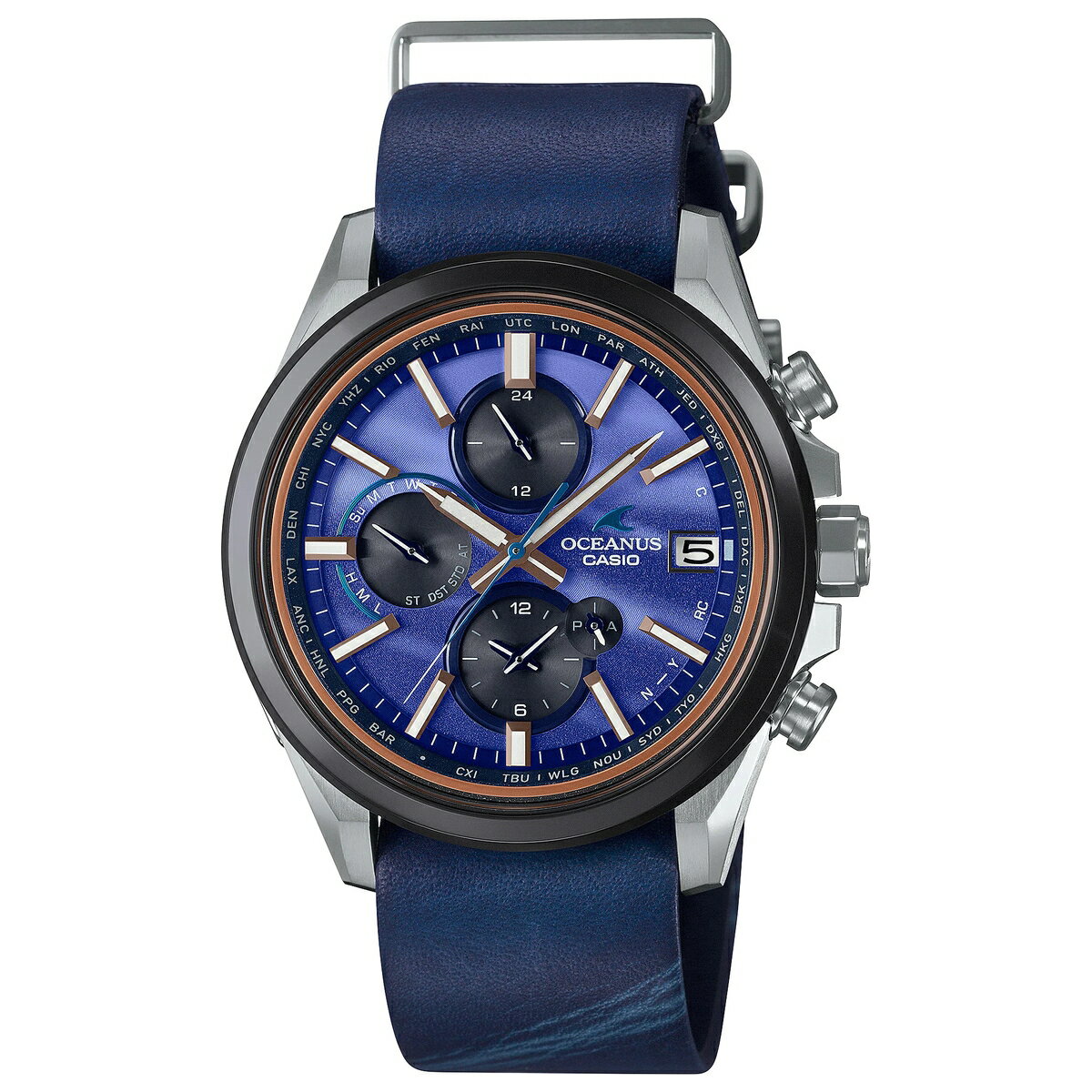 オシアナス 腕時計（メンズ） 【10%OFFクーポン★ファッションジャンル★5/21・9:59まで】 オシアナス OCEANUS カシオ CASIO OCW-T4000ALE-2AJR クラシックライン 替えベルト付き 国内正規品 腕時計