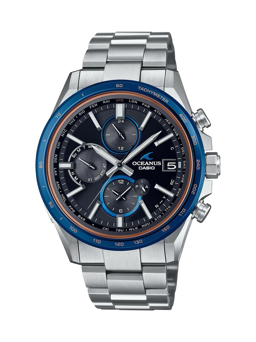 オシアナス 腕時計（メンズ） 【10%OFFクーポン★ファッションジャンル★5/21・9:59まで】 オシアナス OCEANUS カシオ CASIO OCW-T4000D-1AJF クラシックライン 国内正規品 腕時計