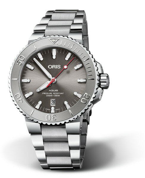 オリス 【2000円OFFクーポン★お買い物マラソン★5/27・1:59まで】 オリス ORIS 01 733 7730 4153-07 8 24 05PEB アクイス デイト レリーフ 国内正規品 腕時計