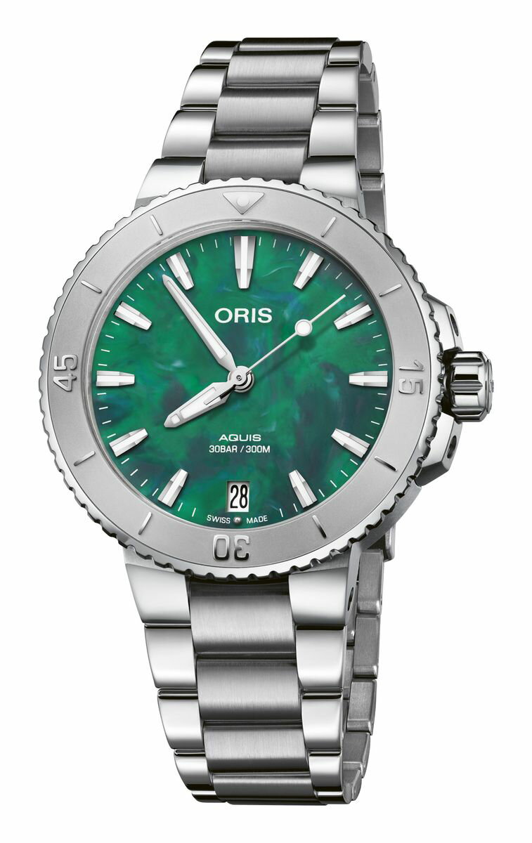  オリス ORIS 01 733 7770 4137-07 8 18 05P アクイス デイト オリス X ブレスネット 36.5mm 国内正規品 腕時計
