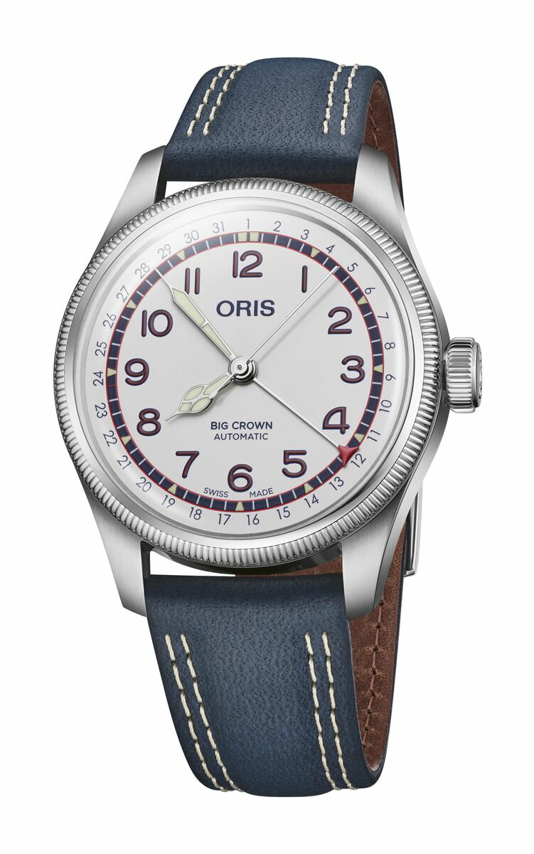 オリス 腕時計（メンズ） 【2000円OFFクーポン★スーパーSALE★6/11・1:59まで】 オリス ORIS 01 754 7785 4081-Set ビッグクラウン ハンク・アーロン限定モデル 世界限定2297本 40mm 替えベルト付き 国内正規品 腕時計