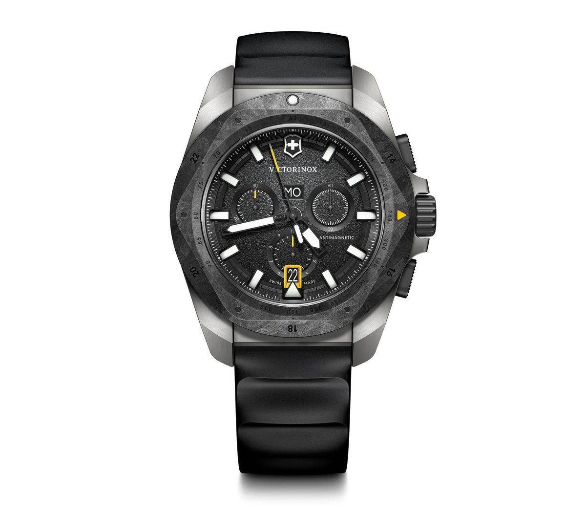 ビクトリノックス 腕時計（メンズ） ビクトリノックス VICTORINOX 242011 イノックス クロノ チタン カーボン 43mm 国内正規品 腕時計