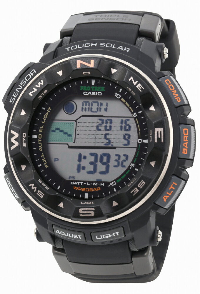 プロトレック [10年保証] [製造終了 希少海外モデル] [限定特価] [カシオ] CASIO PROTREK プロトレック ソーラー PRG-250-1 [並行輸入品]