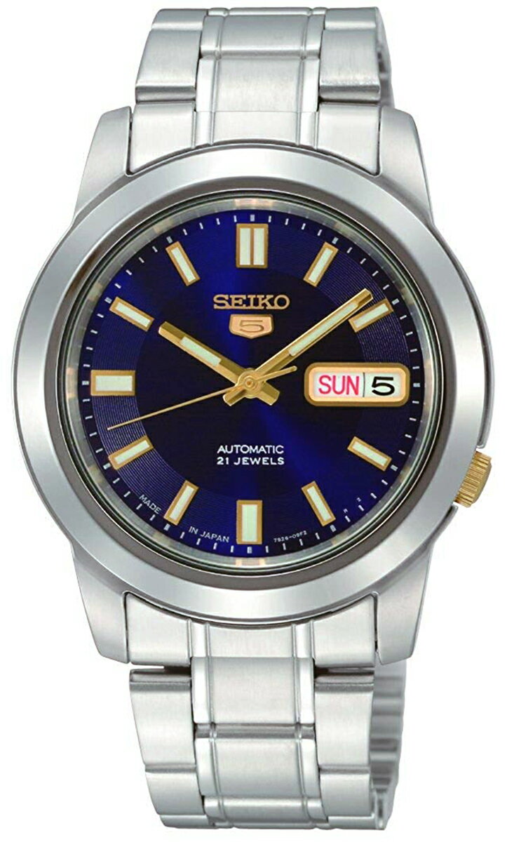 [10年保証] [訳あり品] [新品] [セイコーインポート] SEIKO 5 SNKK11K1 セイコー ファイブ メタルベルト 自動巻き