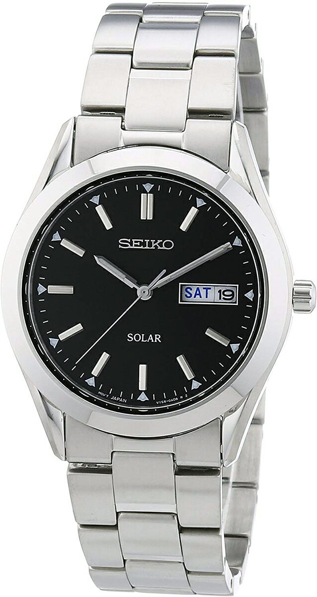 [10年保証] [訳あり品] [生産終了 希少人気海外モデル] [新品] SEIKO SNE039P1 セイコー ソーラー クオーツ [逆輸入モデル]