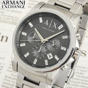 ARMANI EXCHANGE ax armani exchange アルマーニエクスチェンジ クロノグラフ Withクリスタルマーカー メンズ 腕時計 時計 watch おしゃれ ブランド AX2092 誕生日プレゼント 男性 バレンタイン ギフト