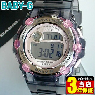 CASIO カシオ Baby-G ベビーG ベイビージー レディース 腕時計 時計 Reef リーフ BG-3000-8 グレースケルトン 海外モデル かわいい【BABYG】商品到着後レビューを書いて3年保証 誕生日プレゼント 女性 ギフト