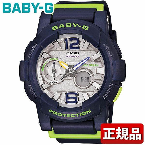 CASIO カシオ Baby-G ベビーG ベイビージー G-LIDE Gライド クォーツ BGA-180-2BJF アナログ レディース 腕時計 時計紺・ブルー 国内正規品 誕生日プレゼント 女性 ギフトのサムネイル